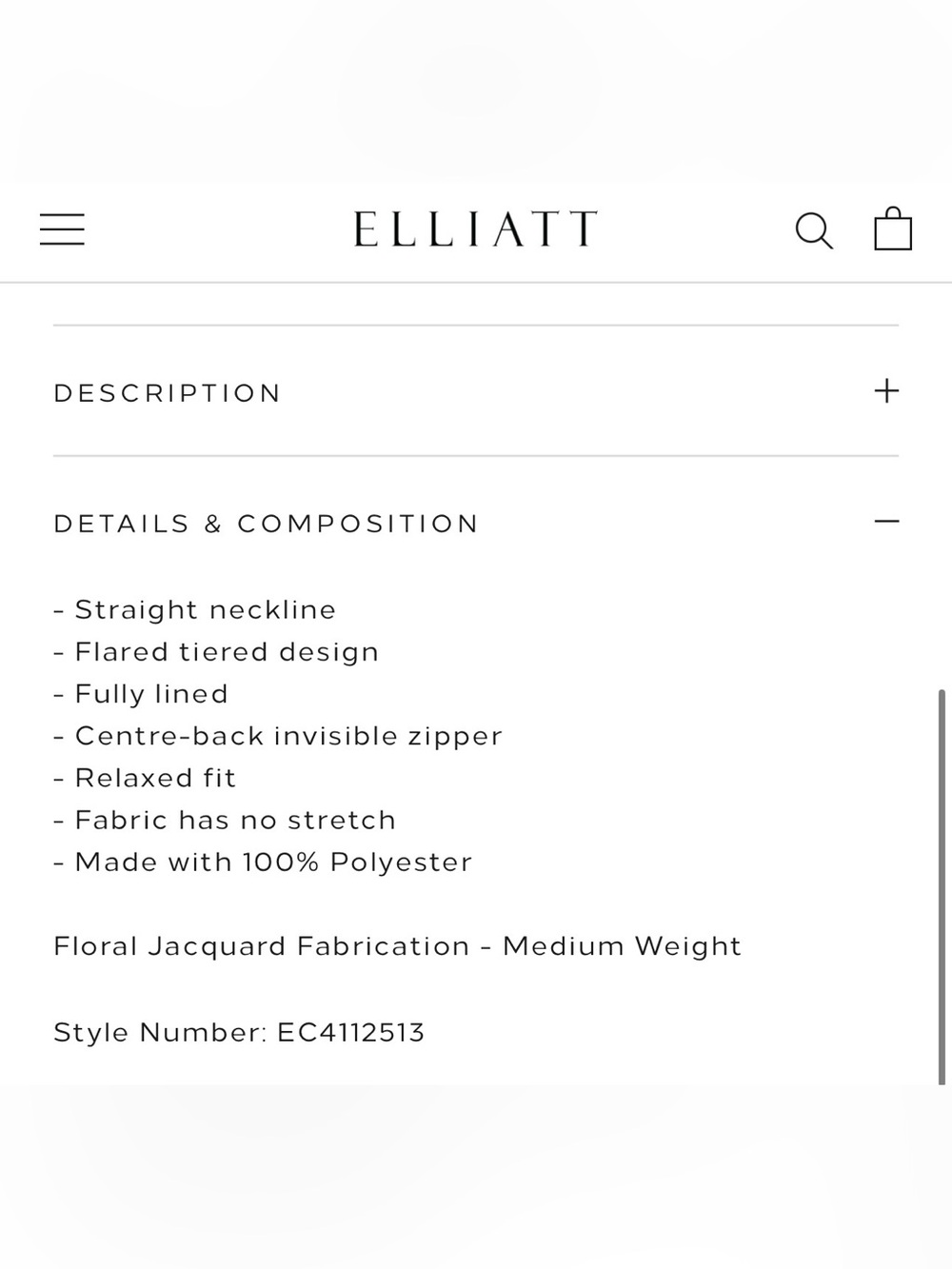 Elliatt Elysia Tiered Gown - Picture 6 of 15